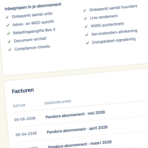 Tarief per unit, eerste unit gratis