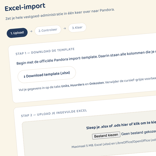 Excel-import in 3 stappen
